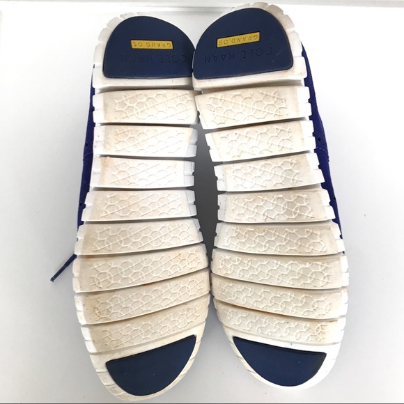 Cole Haan Suede ZeroGrand Wingtip Oxford Sneakers - Picture 11 of 12